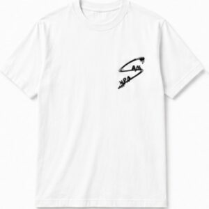 Supa Embroider White Tee